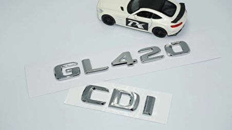 DK Tuning GL420 CDi Bagaj Krom ABS Yazı Logo Benz İle Uyumlu