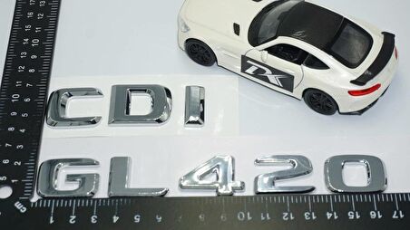 DK Tuning GL420 CDi Bagaj Krom ABS Yazı Logo Benz İle Uyumlu