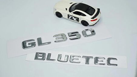 DK Tuning GL350 Bluetec Bagaj Krom ABS Yazı Logo Benz İle Uyumlu