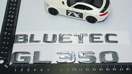 DK Tuning GL350 Bluetec Bagaj Krom ABS Yazı Logo Benz İle Uyumlu