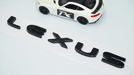 DK Tuning Lexus 2022+ Siyah ABS 3M 3D Bagaj Yazı Logo Arma