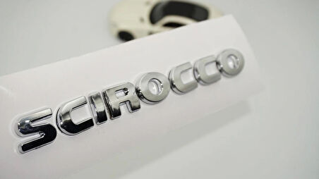 DK Tuning VW Volkswagen Scirocco MK3 Bagaj Krom Yazı Logo Arma