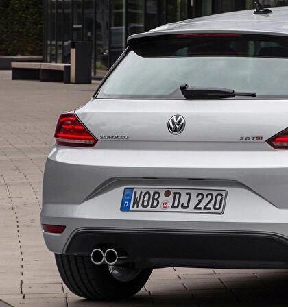 DK Tuning VW Volkswagen Scirocco MK3 Bagaj Krom Yazı Logo Arma