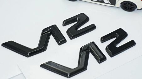 DK Tuning V12 Çamurluk Yanı Siyah ABS Yazı Logo Seti Benz İle Uyumlu