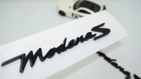 DK Tuning Maserati Modena S Siyah ABS Çamurluk Yazı Logo Seti