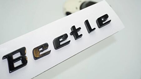 DK Tuning Volkswagen Beetle Bagaj Siyah ABS Yazı Logo Amblem