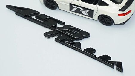 DK Tuning Ferrari 458 İtalia Bagaj Siyah Yazı Logo Amblem
