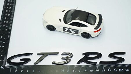 DK Tuning Porsche 911 GT3 RS Bagaj Siyah ABS Yazı Logo Amblem