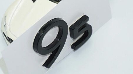 DK Tuning Saab 95 Bagaj Parlak Siyah ABS Logo Amblem Arma