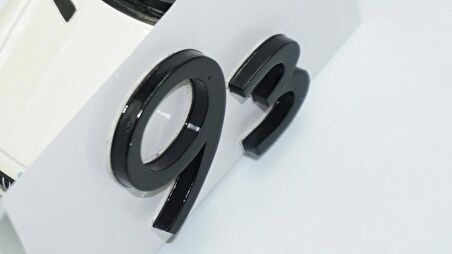 DK Tuning Saab 93 Bagaj Parlak Siyah ABS Logo Amblem Arma