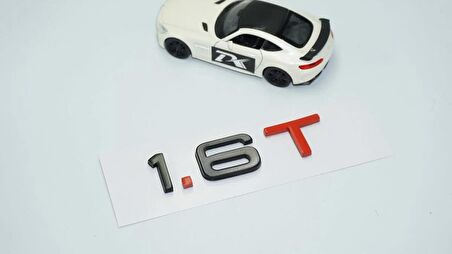 DK Tuning 1.6 T Bagaj Siyah Kırmızı 3M Yazı Logo Audi İle Uyumlu