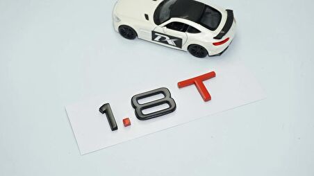 DK Tuning 1.8 T Bagaj Siyah Kırmızı 3M Yazı Logo Audi İle Uyumlu