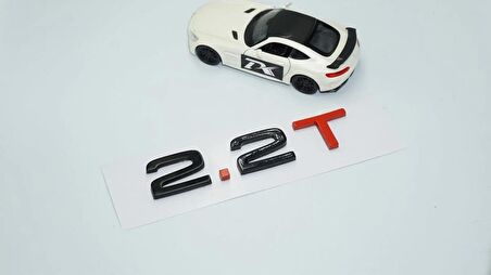 DK Tuning 2.2 T Bagaj Siyah Kırmızı 3M Yazı Logo Audi İle Uyumlu