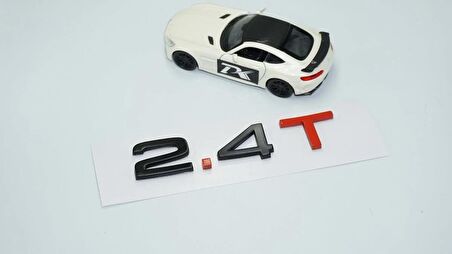 DK Tuning 2.4 T Bagaj Siyah Kırmızı 3M Yazı Logo Audi İle Uyumlu