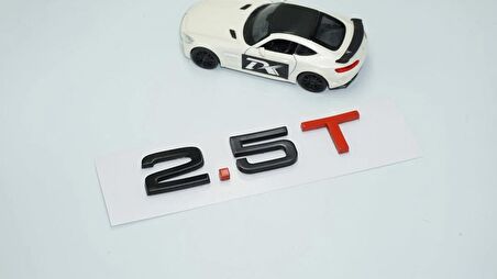 DK Tuning 2.5 T Bagaj Siyah Kırmızı 3M Yazı Logo Audi İle Uyumlu