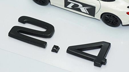 DK Tuning 2.4 Bagaj Siyah 3M Yazı Logo Audi İle Uyumlu