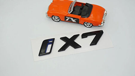 DK Tuning Yeni iX7 Bagaj Siyah Mavi ABS Yazı Logo Bmw İle Uyumlu