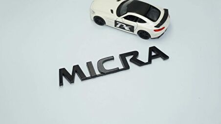 DK Tuning Nissan Micra Siyah ABS 3M 3D Bagaj Yazı Logo Arma
