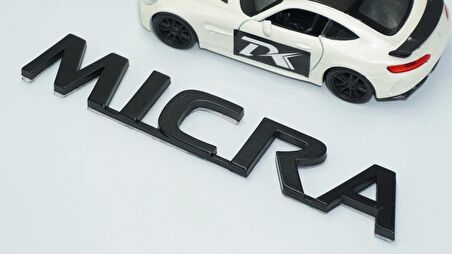 DK Tuning Nissan Micra Siyah ABS 3M 3D Bagaj Yazı Logo Arma