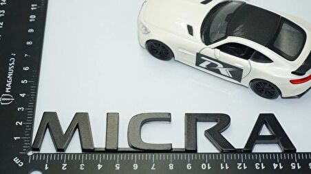 DK Tuning Nissan Micra Siyah ABS 3M 3D Bagaj Yazı Logo Arma