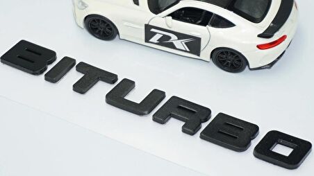 DK Tuning Biturbo Siyah ABS Bagaj Yazı Logo