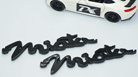 DK Tuning Mazda Miata Siyah ABS Çamurluk Yazı Logo Arma Seti