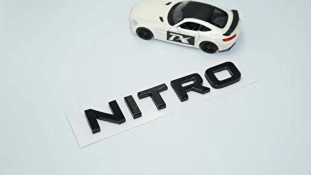 DK Tuning Dodge Nitro Bagaj Siyah ABS 3M 3D Yazı Logo Amblem