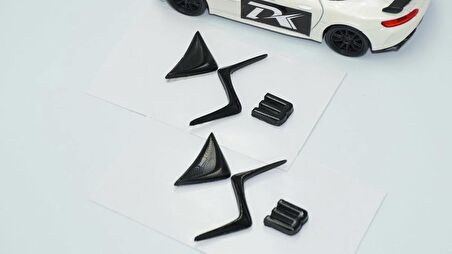 DK Tuning DS3 Çamurluk Siyah Logo Arma Yazı Seti Citroen İle Uyumlu
