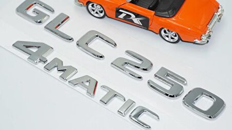 DK Tuning GLC250 4Matic Bagaj Krom ABS Yazı Logo Benz İle Uyumlu