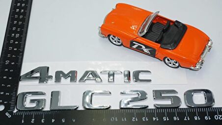 DK Tuning GLC250 4Matic Bagaj Krom ABS Yazı Logo Benz İle Uyumlu