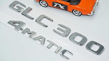 DK Tuning GLC300 4Matic Bagaj Krom ABS Yazı Logo Benz İle Uyumlu