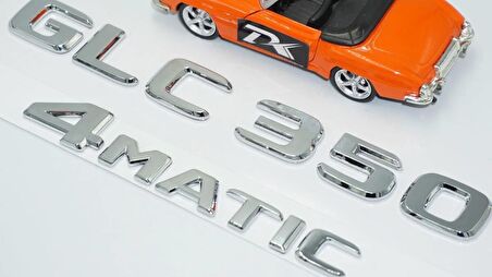 DK Tuning GLC350 4Matic Bagaj Krom ABS Yazı Logo Benz İle Uyumlu