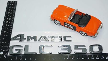 DK Tuning GLC350 4Matic Bagaj Krom ABS Yazı Logo Benz İle Uyumlu