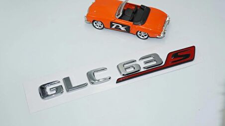 DK Tuning GLC 63S Bagaj Kırmızı Krom ABS Yazı Logo Benz İle Uyumlu