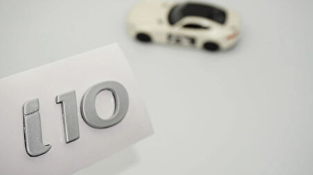 DK Tuning i10 Bagaj 3M Gri Yeni Nesil Yazı Logo Hyundai İle Uyumlu