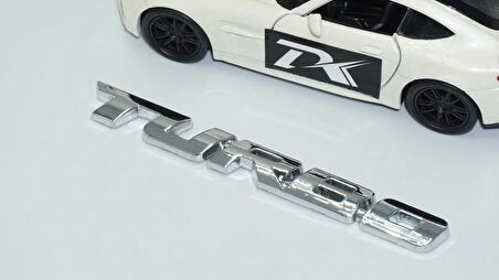 DK Tuning Turbo Bagaj Krom Metal 3M 3D Bagaj Yazı Logo K