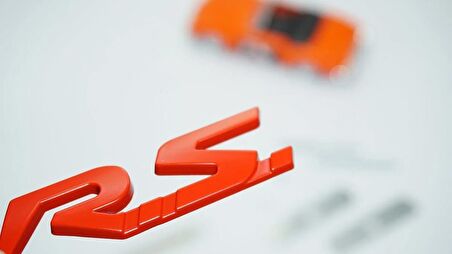 DK Tuning RS Ön Panjur Kırmızı Metal Logo Arma Renault İle Uyumlu