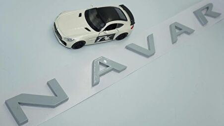 DK Tuning Navara 3M 3D Gri Abs Bagaj Yazı Logo Nissan İle Uyumlu