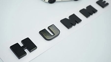 DK Tuning Hummer H2 Ön Panjur 3M 3D Izgara Siyah Yazıları