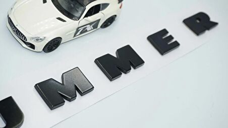 DK Tuning Hummer H2 Ön Panjur 3M 3D Izgara Siyah Yazıları