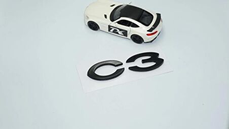 DK Tuning Citroen C3 Picasso 2005-2010 Bagaj Siyah Yazı Logo Amblem