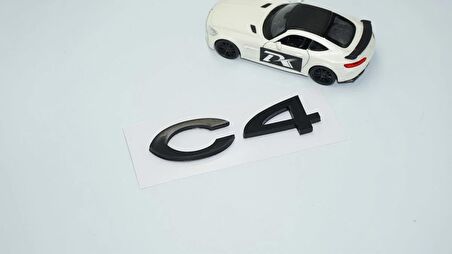 DK Tuning Citroen C4 2004 2008 Bagaj Siyah ABS Yazı Logo Amblem