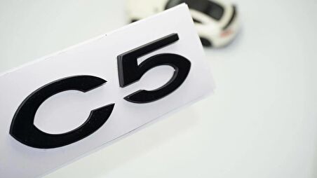 DK Tuning Citroen C5 2008-2017 Bagaj Siyah ABS 3M 3D Yazı Logo Amblem