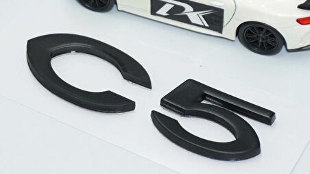 DK Tuning Citroen C5 2008-2017 Bagaj Siyah ABS 3M 3D Yazı Logo Amblem