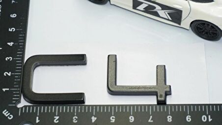 DK Tuning Citroen C4 MK3 2018+ Cactus Bagaj Siyah Yazı Logo Amblem