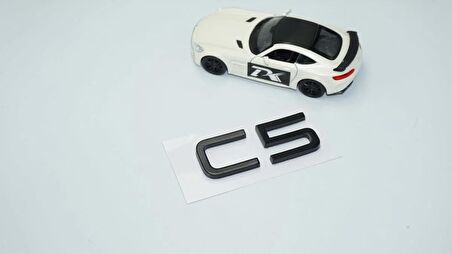 DK Tuning Citroen C5 2018+ Aircross Bagaj Siyah Yazı Logo Amblem
