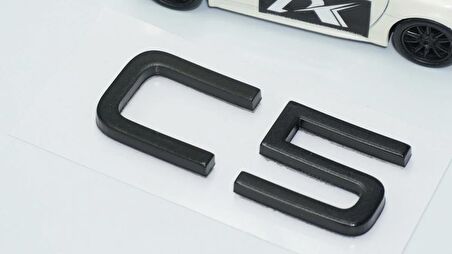 DK Tuning Citroen C5 2018+ Aircross Bagaj Siyah Yazı Logo Amblem