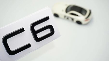 DK Tuning Citroen C6 2022+ Bagaj Siyah Yazı Logo Amblem