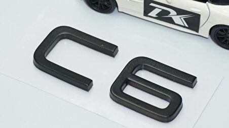 DK Tuning Citroen C6 2022+ Bagaj Siyah Yazı Logo Amblem