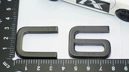 DK Tuning Citroen C6 2022+ Bagaj Siyah Yazı Logo Amblem
